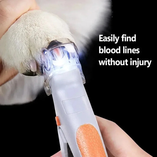 Professional LED Pet Nail Clipper Scissors For Dogs And Cats