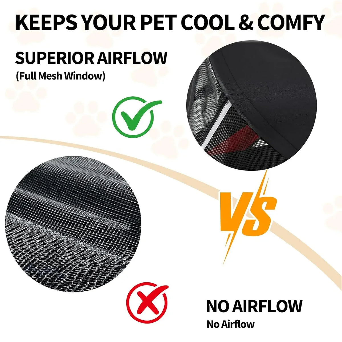 Garvee Heavy Duty Foldable Dog Stroller With Mesh Ventilation And Basket