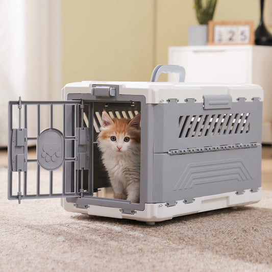 Pawz Road Foldable Pet Travel Carrier With Secure Lock Door
