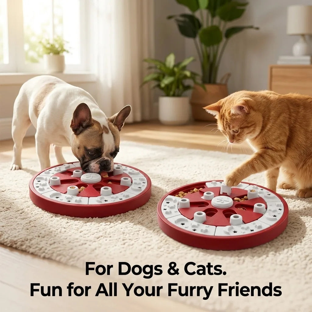 Smart Dog Puzzle Toy Interactive Slow Feeder Treat Dispenser