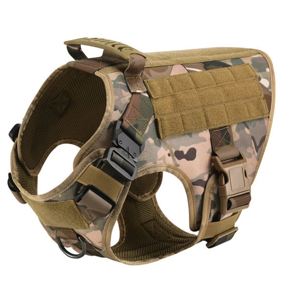 PETRAVEL Padded Nylon Dog Harness With Adjustable Leash Set