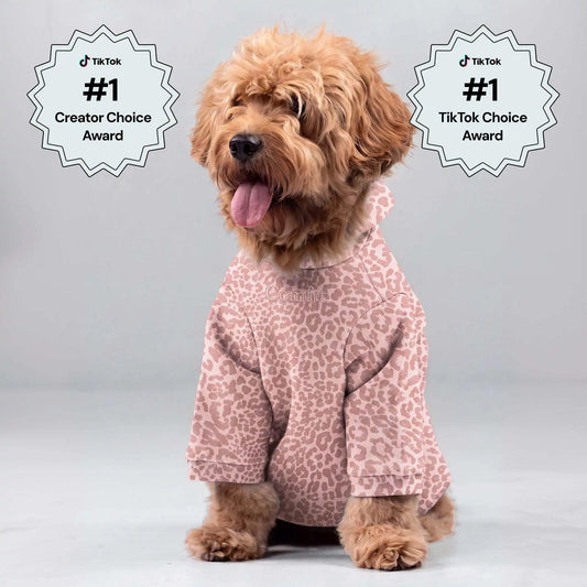 Warm Winter Pet Dog Hoodie With Leash Opening Soft Cotton Blend