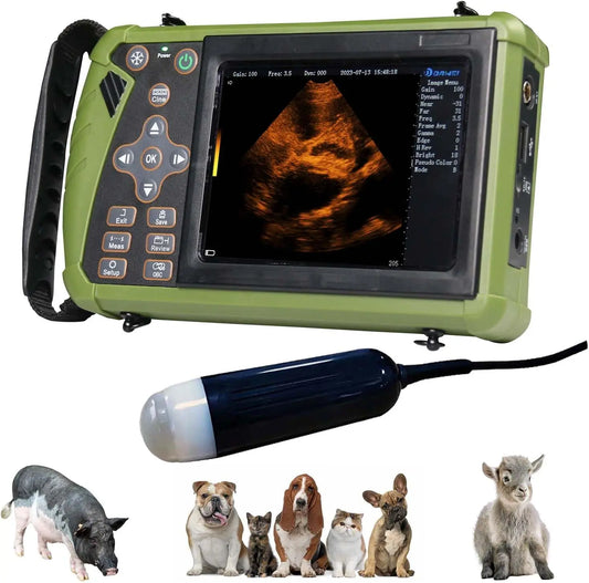 Dawei Portable Veterinary Ultrasound Pregnancy Scanner With 3.5Mhz Probe