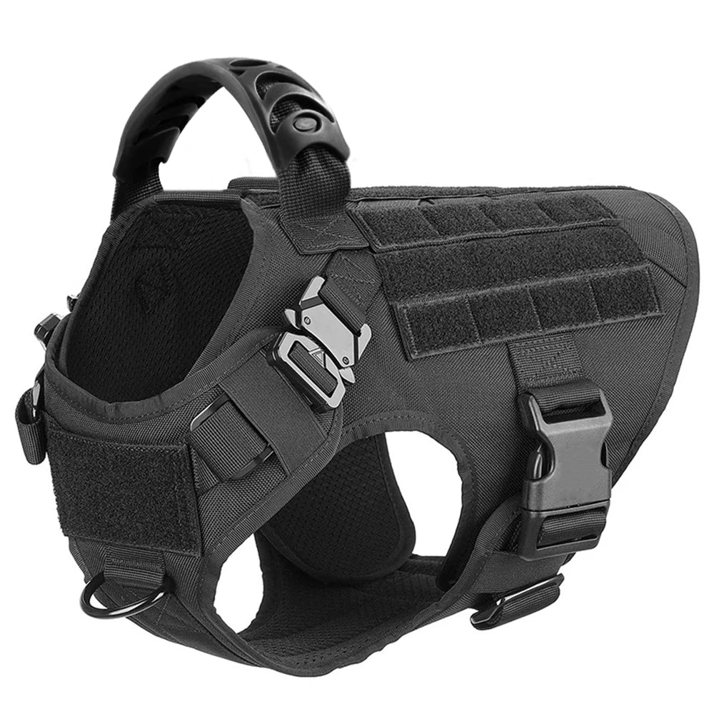 PETRAVEL Padded Nylon Dog Harness With Adjustable Leash Set