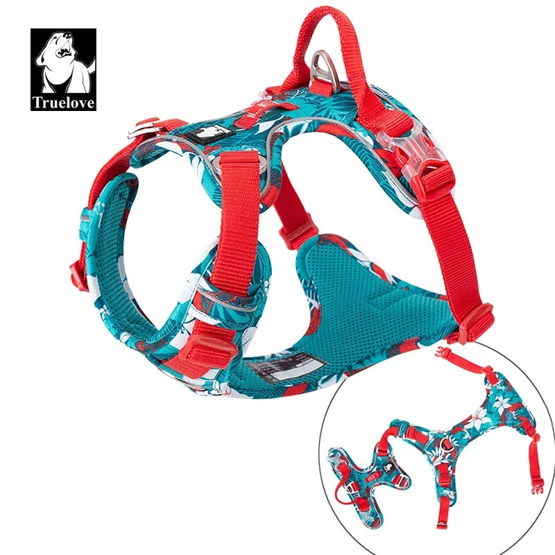 Truelove Adjustable Reflective Nylon Dog Harness Durable
