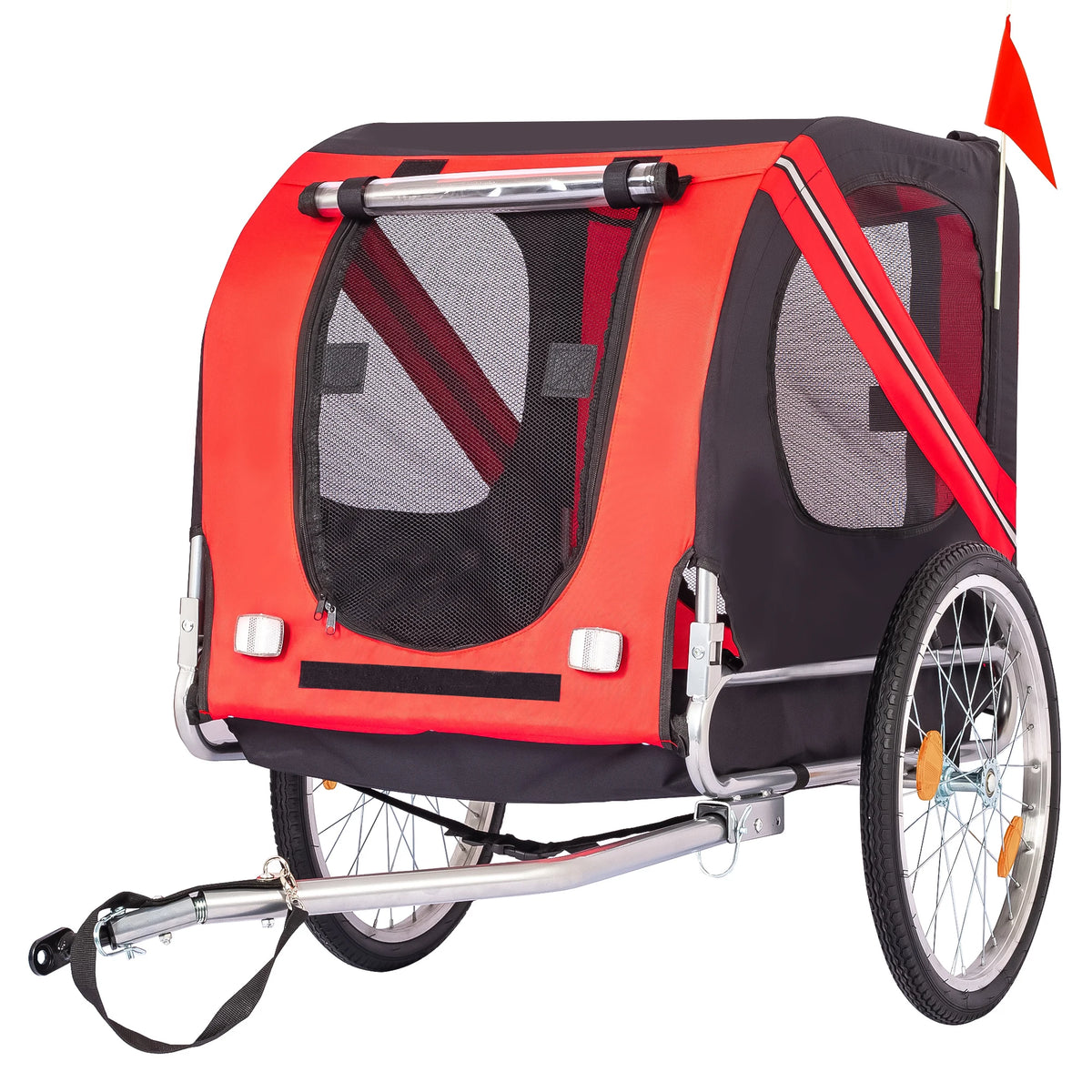 Twister Ck Premium Foldable Dog Bike Trailer With Sturdy Frame