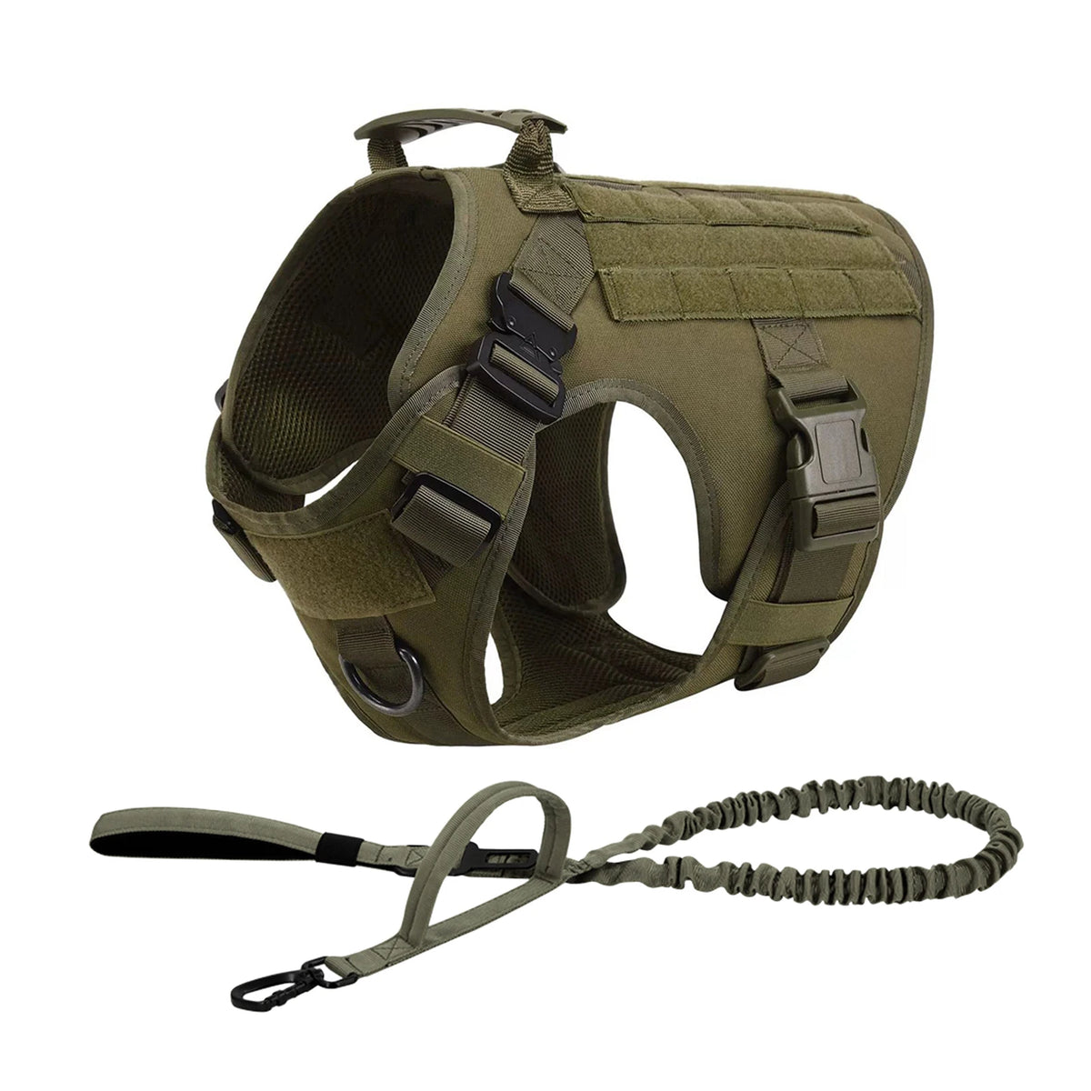 PETRAVEL Tactical Dog Harness Featuring Padded Quick Release Construction