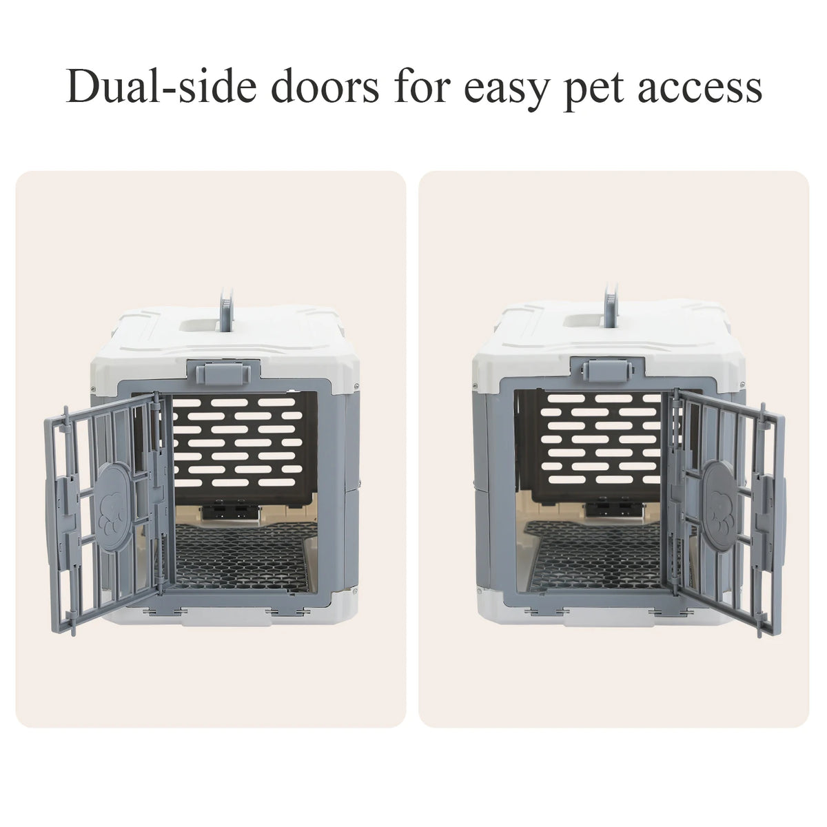 PAWZ Road Foldable Pet Carrier Collapsible Cat Dog Travel Crate