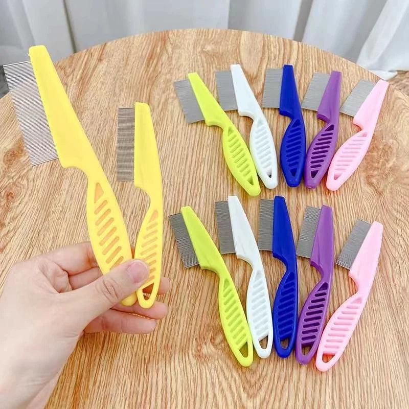 Comfortable Arc Handle Pet Flea And Hair Grooming Comb