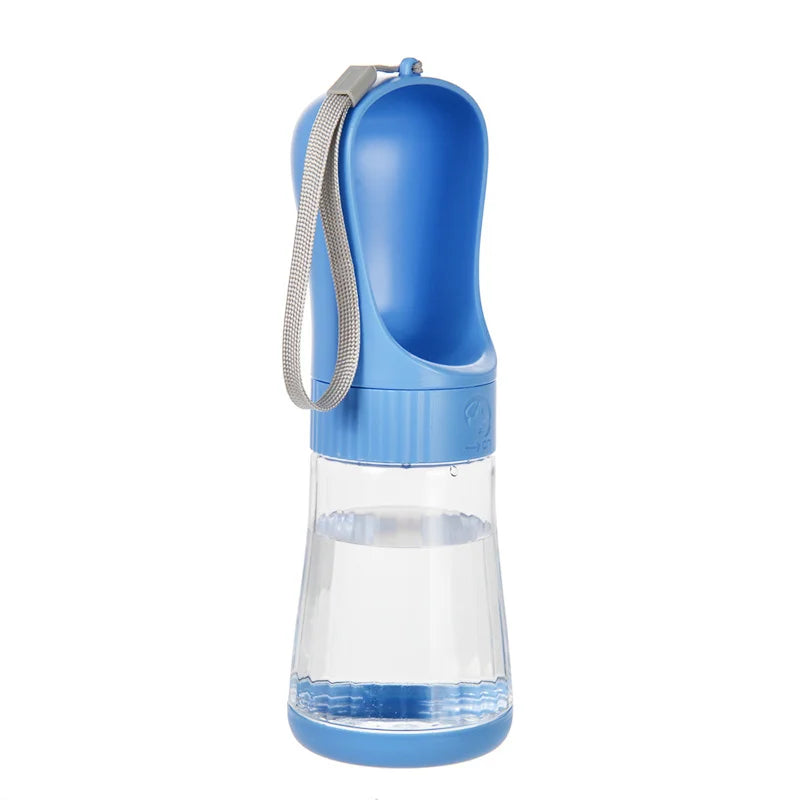 Portable Pet Water Bottle With Food Container For Dogs