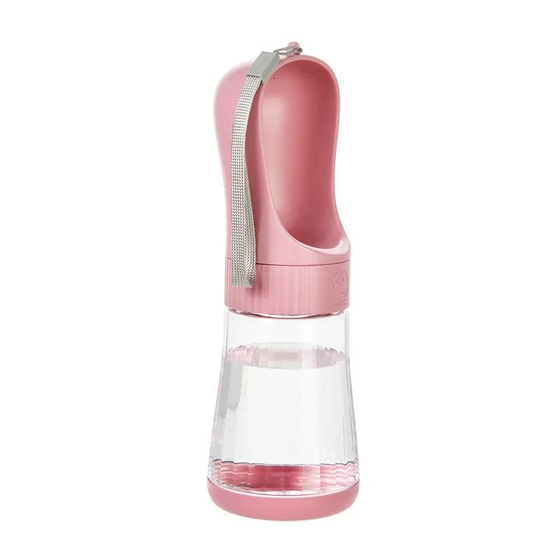Portable Pet Water Bottle With Food Container For Dogs