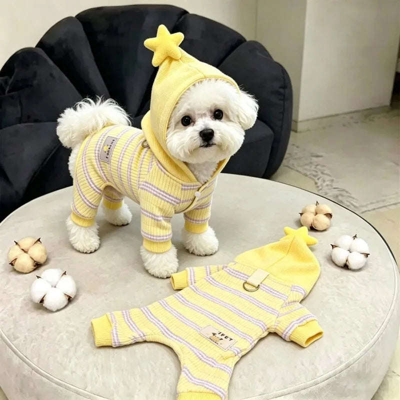 DKSTINYE Warm Winter Dog Belly Wrap Jacket For Small Pets