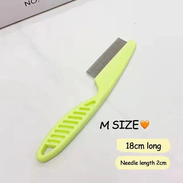 Comfortable Arc Handle Pet Flea And Hair Grooming Comb