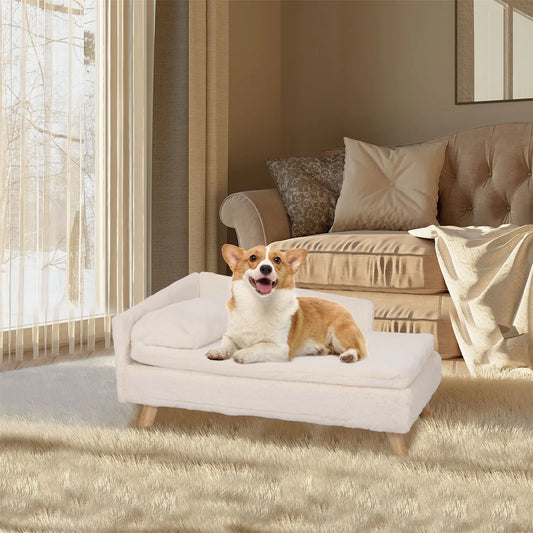 Bingopaw Elevated Pet Bed with Waterproof Pad for Dogs