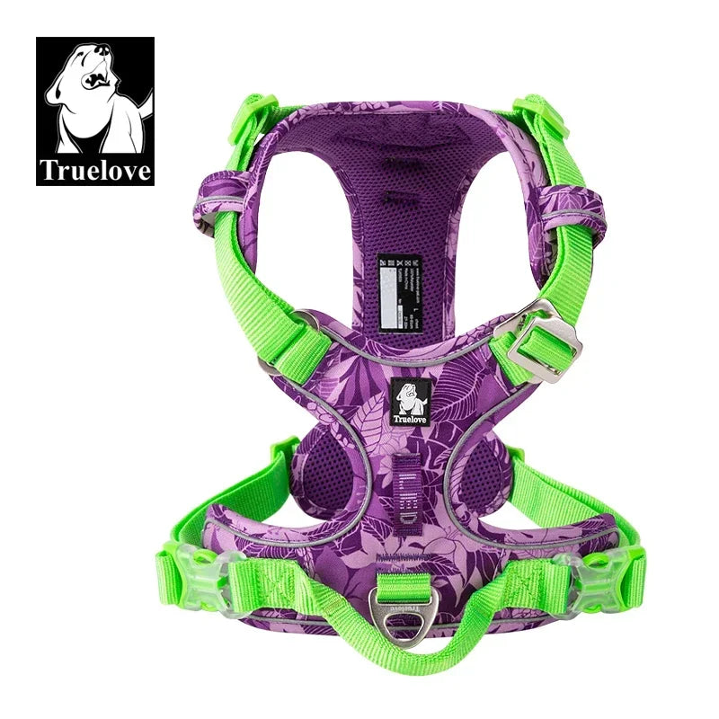 Truelove Adjustable Reflective Nylon Dog Harness Durable