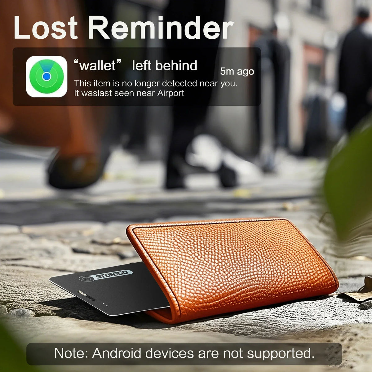 Stonego Rechargeable Bluetooth Tracker For Pets And Keys