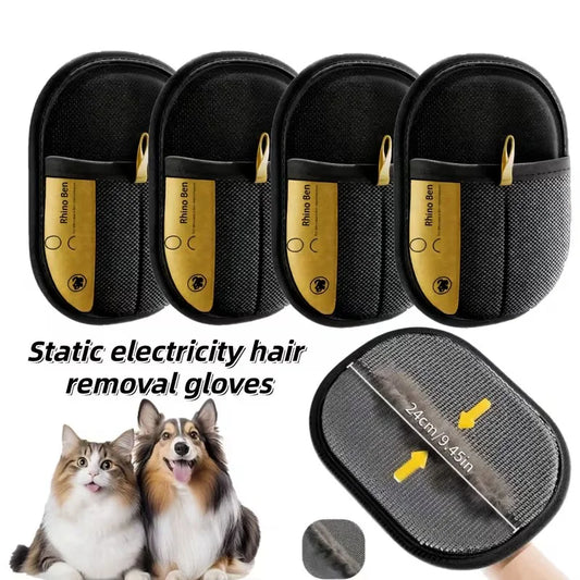Double Sided Pet Hair Removal Gloves Anti Shedding Care